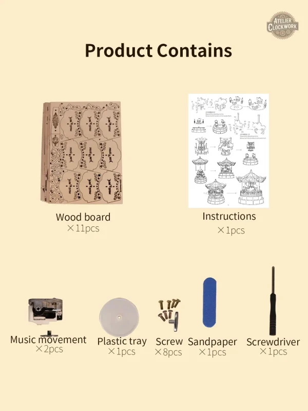 Création artisanale de carrousel DIY Steampunk