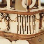 Modèle de montgolfière au style vintage