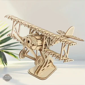 Avion décoratif Steampunk à assembler soi-même