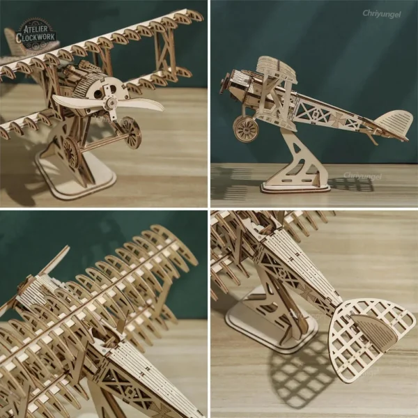 Accessoire déco Steampunk, modèle avion à créer