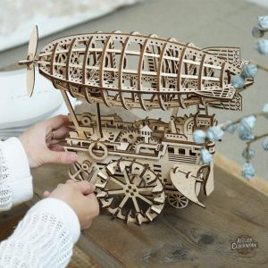 Zeppelin décoratif pour ambiance steampunk