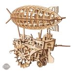 Décoration murale steampunk : zeppelin à assembler