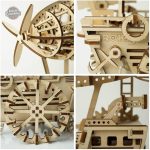 Accessoire décoratif steampunk en forme de zeppelin