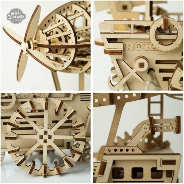 Accessoire décoratif steampunk en forme de zeppelin