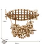 Zeppelin en décoration steampunk pour projets créatifs