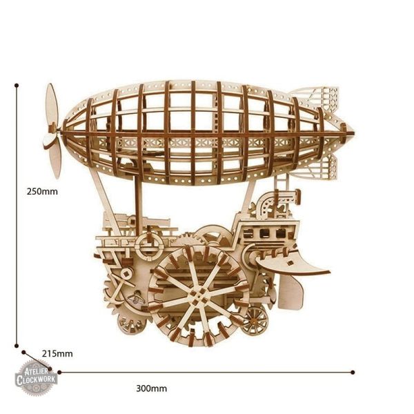 Zeppelin en décoration steampunk pour projets créatifs