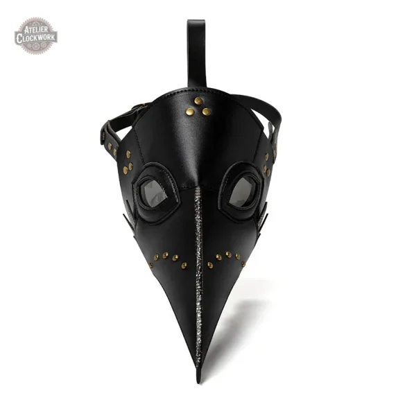Accessoire de mode gothique, masque à bec steampunk