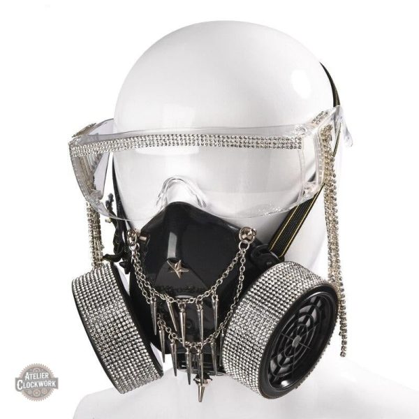 masque-a-gaz-deguisement-1 Masque Steampunk Halloween Queen pour un look audacieux