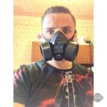 Accessoire de déguisement steampunk, masque à gaz DieselPunk