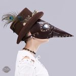 Accessoire steampunk : Masque de docteur élégant