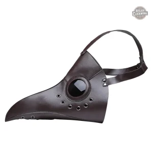 Masque de la Peste avec long bec, style vintage