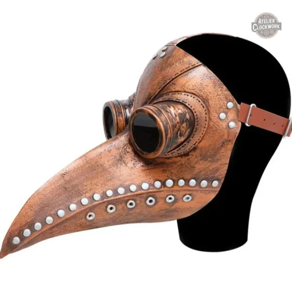 masque-de-peste-1 Masque Peste et rivets steampunk élégant et mystérieux