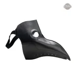 Masque inspiré de la peste avec détails métalliques