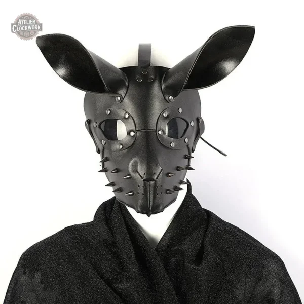 Détails élégants sur un masque steampunk unique