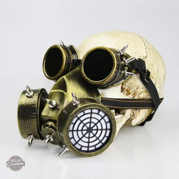 Accessoire de costume AtomPunk : Masque Nucléaire unique