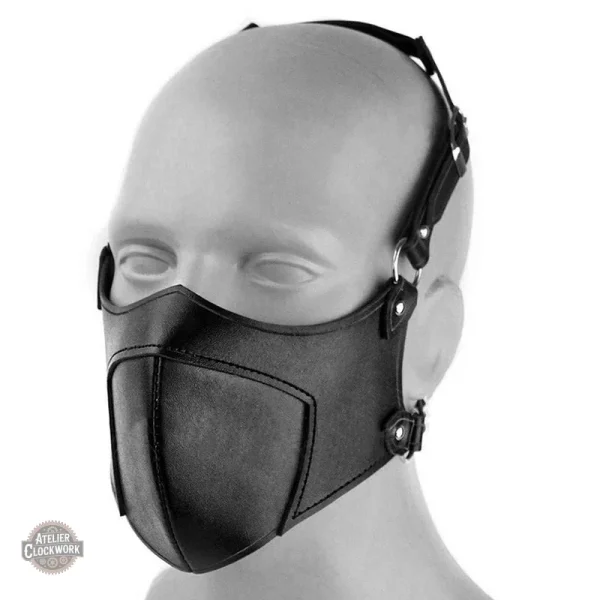 Détails intrigants d'un masque gothique steampunk