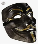 Accessoire steampunk : masque Guy Fawkes emblématique