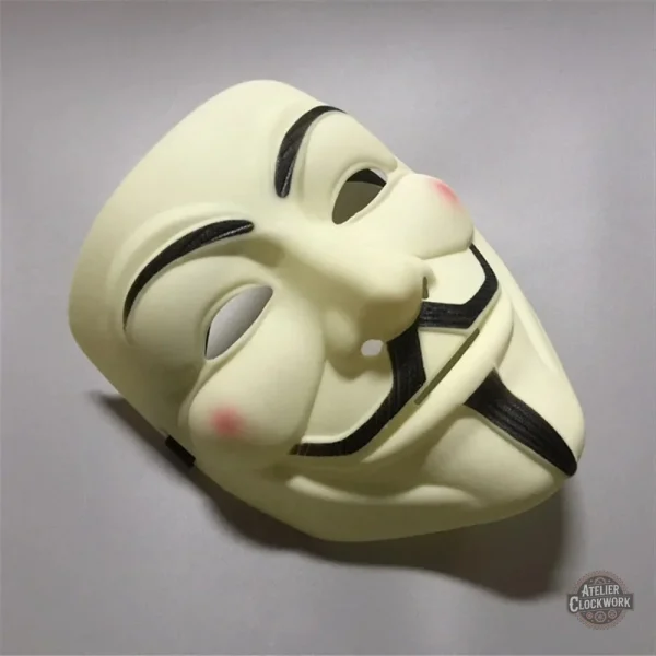 Masque Anonymous classique pour soirées à thème