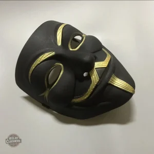 Masque Guy Fawkes inspiré du mouvement Anonymous