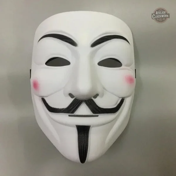 Détail du masque Anonymous - héros de la rébellion