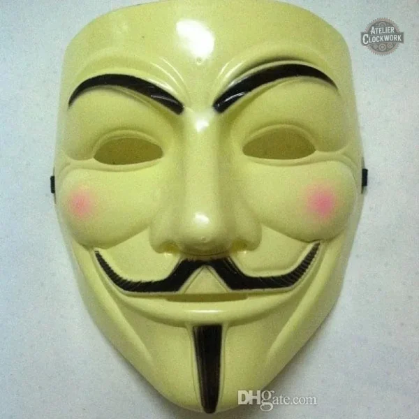 Masque de carnaval Guy Fawkes au design steampunk