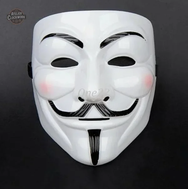 Masque steampunk inspiré par l'histoire de Guy Fawkes