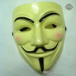 Masque de théâtre Guy Fawkes pour performances artistiques