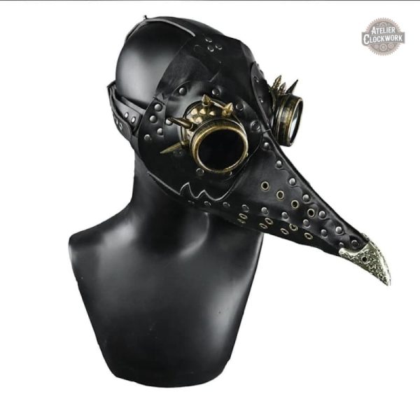 Détails du masque médecin steampunk