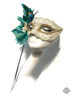 Détails raffinés du masque Venise pour femme