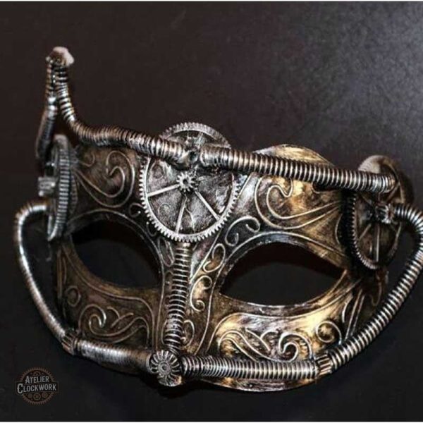 Masque de carnaval inspiré du design steampunk