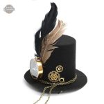 Accessoire Steampunk : Mini chapeau haut-de-forme