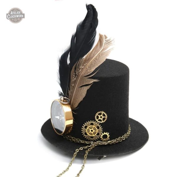 Accessoire Steampunk : Mini chapeau haut-de-forme