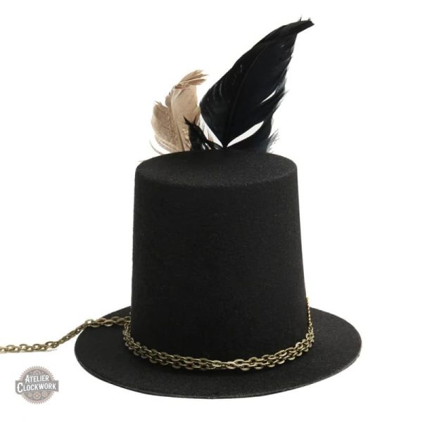 Chapeau mini haut-de-forme pour style Steampunk