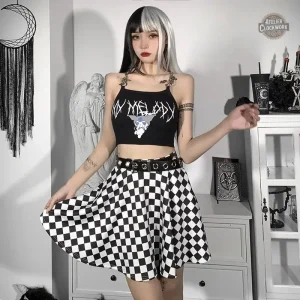 Mode punk chic avec la jupe Cruella pour un look audacieux