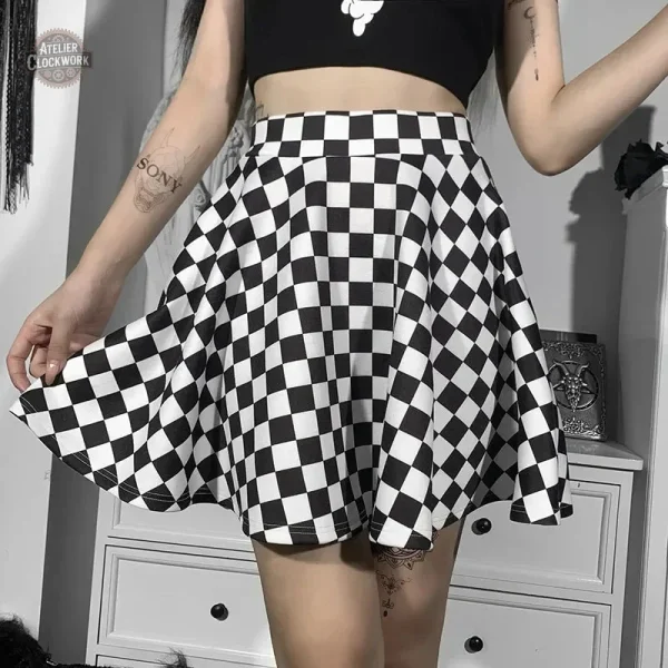 Style unique de la jupe Cruella pour un look vintage moderne