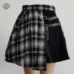 Jupe punk asymétrique pour un style unique et audacieux