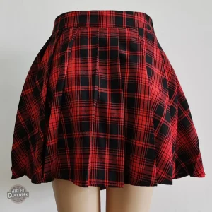 Mini jupe Harajuku avec design asymétrique tendance