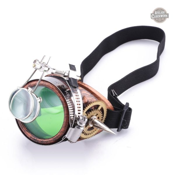 Monocle Steampunk avec loupes pour un look unique