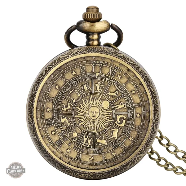Montre à gousset steampunk des années 1920