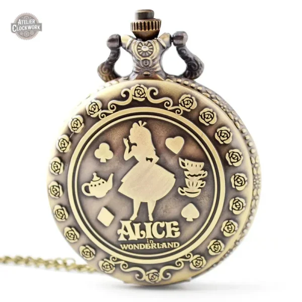 montre-a-gousset-alice-1 Montre Alice au Pays des Merveilles - Montre à Gousset