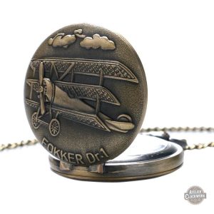Montre Avion à gousset, design inspiré du Fokker Dr1