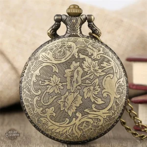 Montre à gousset vintage avec motif cheval