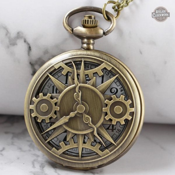 Accessoire intemporel : montre à gousset avec finition soignée