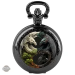 Garde-temps à gousset dragon stylisé