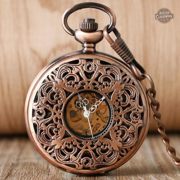 Design raffiné de montre à gousset masculine