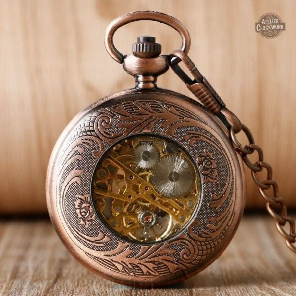 Montre à gousset pour homme, charme d'antan
