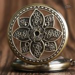 Montre à Gousset Lotus - Élégance florale intemporelle