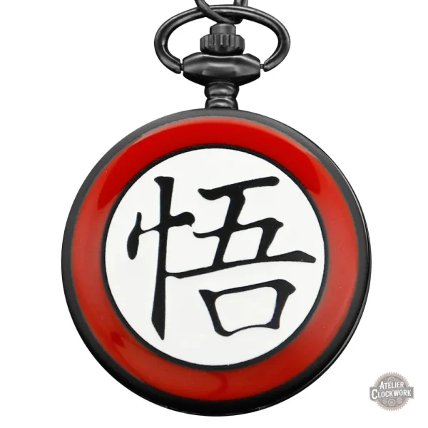 Montre Manga à Gousset - Kanji élégante et intemporelle