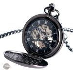 Montre à gousset squelette au design élégant et intemporel