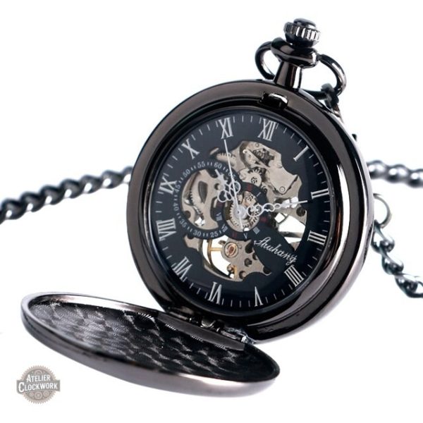 Montre à gousset squelette au design élégant et intemporel